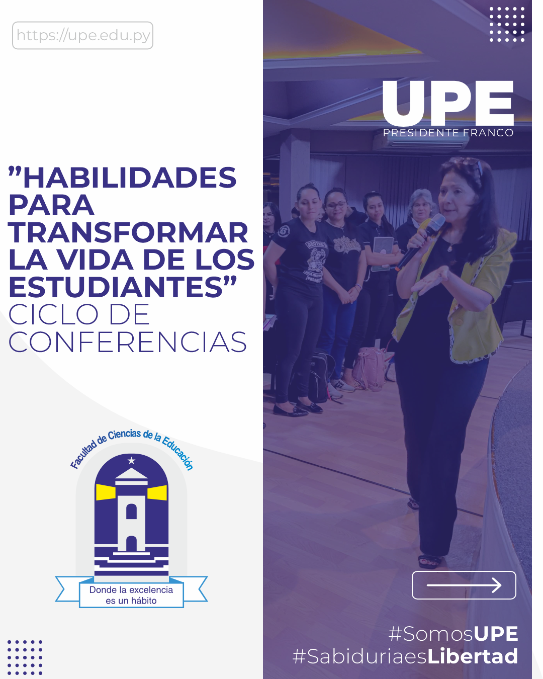 Concluye exitosamente el Ciclo de Conferencias en la UPE Facultad de Ciencias de la Educación